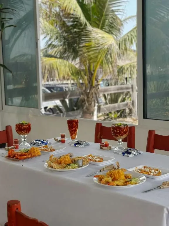 Mexican dishes served at the Pacha Beach Club restaurant